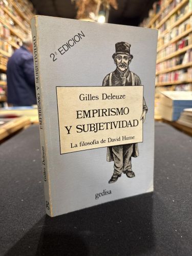 Portada do libro de Empirismo y subjetividad. La filosofía de David Hume