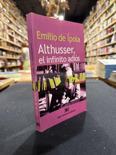 Portada do libro de Althusser, el infinito adiós