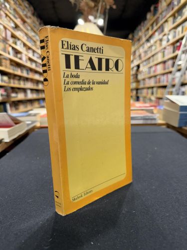 Portada del libro de Teatro. La boda. La comedia de la vanidad. Los emplazados