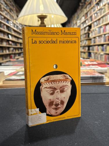 Portada do libro de La sociedad micénica
