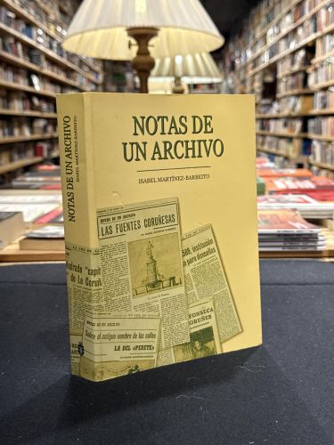 Portada do libro de Notas de un archivo