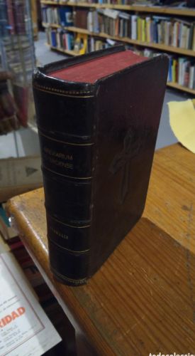 Portada do libro de BREVIARIUM CISTERCIENSE. REFORMATUM. PIO IX PONT MAX. 1807