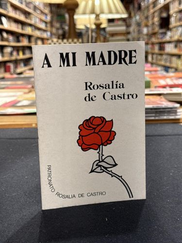 Portada do libro de A mi madre