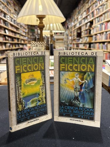 Portada del libro de La ciencia ficción de H.G. Wells (2 vol)