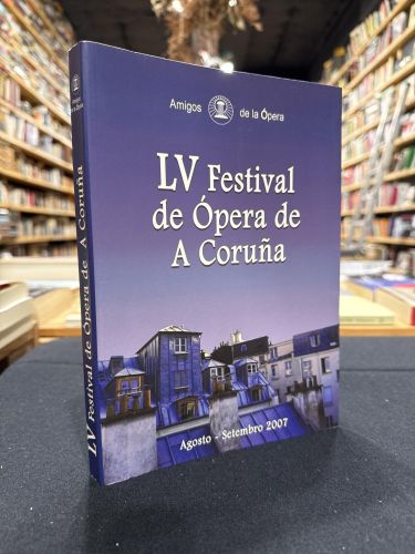 Portada do libro de LV Festival de Ópera de A Coruña