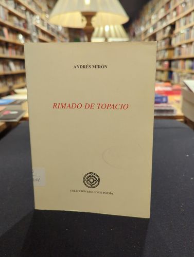Portada do libro de RIMADO DE TOPACIO