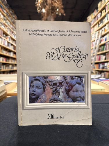 Portada do libro de Historia del arte gallego