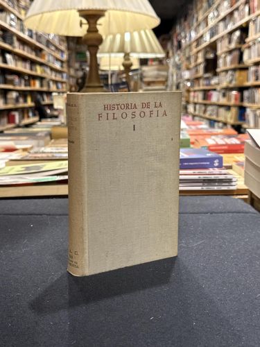 Portada do libro de Historia de la filosofía. Grecia y Roma