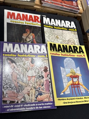 Portada do libro de MANARA. Cuentos fantásticos. 4 vol