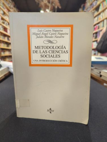 Portada do libro de Metodología de las ciencias sociales