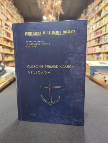 Portada do libro de Curso de termodinámica aplicada