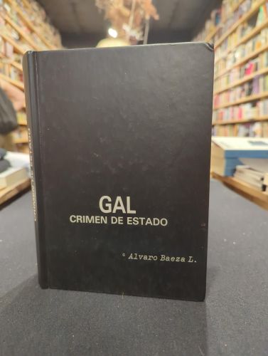 Portada do libro de GAL Crimen de estado