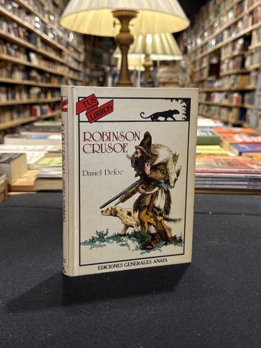 Portada do libro de Robinson Crusoe