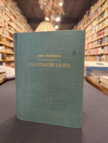 Portada do libro de Las uvas de la ira