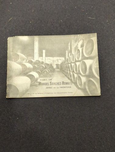 Portada do libro de Catálogo tarifario original bodegas Sanchez-Romate. Jerez de la frontera. 1933. ¨Colón¨y ¨Dulce Nombre¨