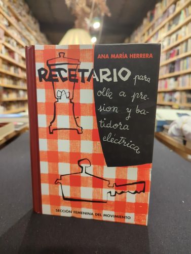 Portada do libro de Recetario para olla presión
