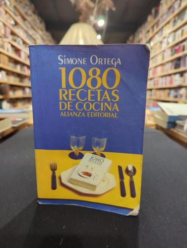 Portada do libro de 1080 recetas de cocina