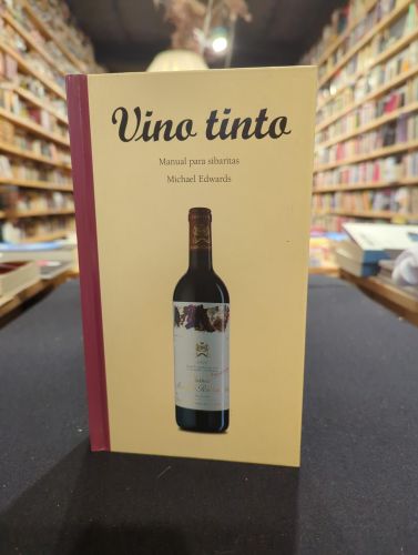Portada do libro de Vino tinto