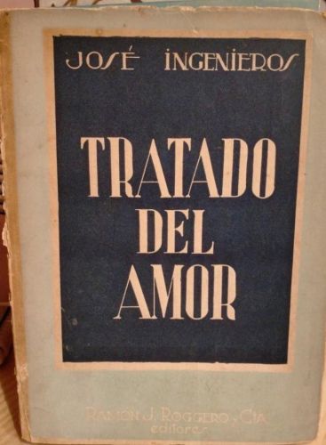 Portada do libro de José Ingenieros, Tratado del amor