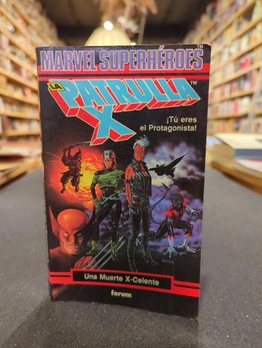 Portada do libro de La Patrulla X: Una muerte X-Celente