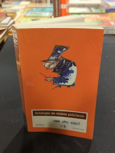 Portada do libro de Antología de relatos policiacos