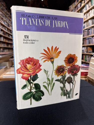 Portada do libro de Plantas de jardín. 451 ilustraciones a todo color