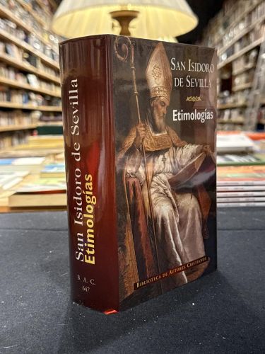 Portada do libro de Etimologías (edición bilingüe)