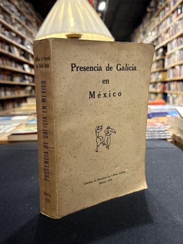 Portada do libro de Presencia de Galicia en México