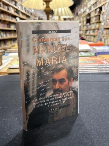 Portada do libro de Conversas con Manuel María