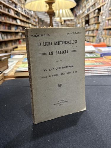 Portada do libro de La lucha antituberculosa en Galicia