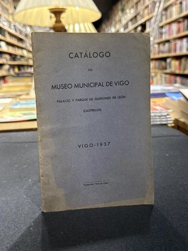 Portada do libro de Catálogo del Museo Municipal de Vigo 1937