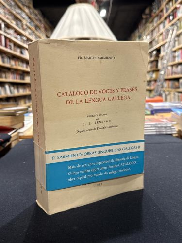 Portada do libro de Catálogo de voces y frases de la lengua gallega