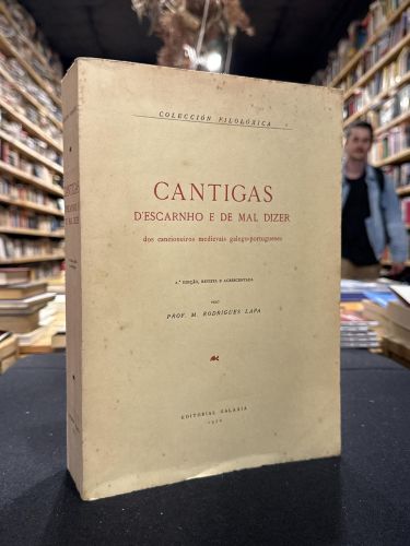 Portada do libro de Cantigas D'Escarnho e de mal dizer