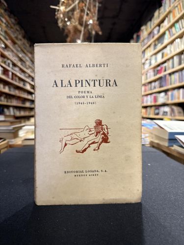 Portada do libro de A la pintura poema del color y la línea [1945-1948]