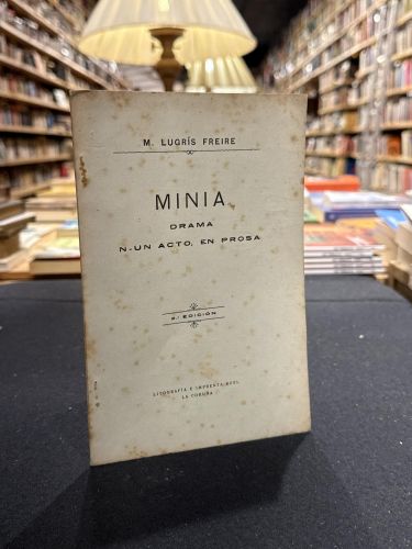 Portada del libro de MINIA. DRAMA N-UN ACTO, EN PROSA