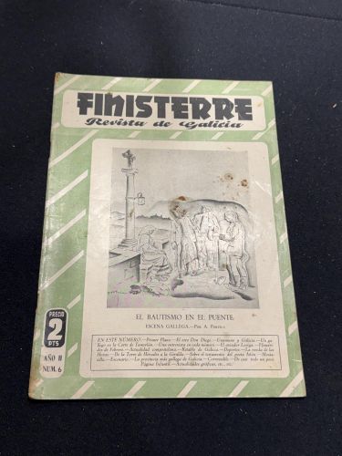 Portada do libro de Finisterre. Revista de Galicia. Año II. Num 6