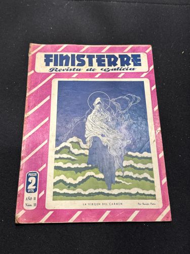Portada do libro de Finisterre. Revista de Galicia. Año II. Num 11