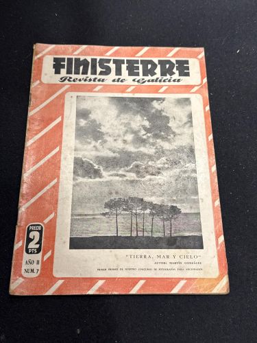 Portada do libro de Finisterre. Revista de Galicia. Año II. Num 7