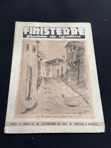 Portada do libro de Finisterre. Revista de Galicia. Año II. Num 15
