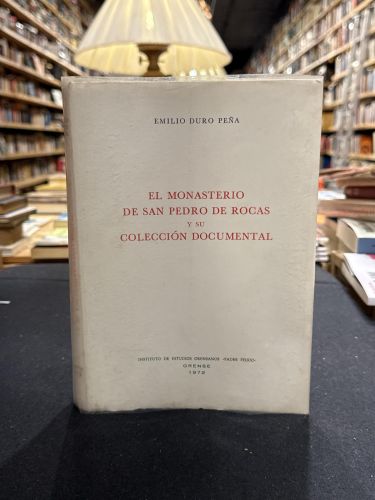 Portada do libro de El monasterio de San Pedro de Rocas y su colección documental