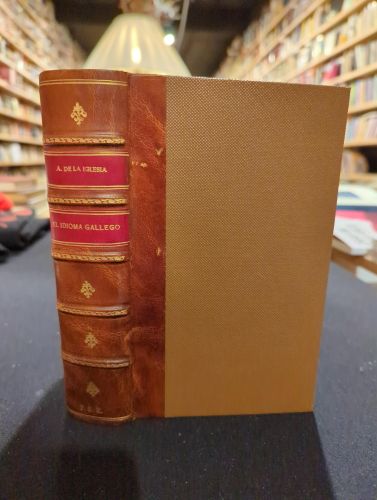 Portada do libro de El idioma gallego (3 tomos encadernados nun só volume)