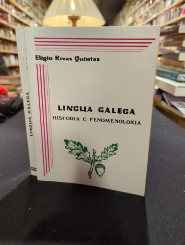 Portada do libro de Lingua galega, historia e fenomenoloxía