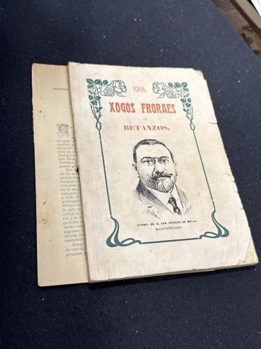 Portada do libro de Xogos froraes de Betanzos