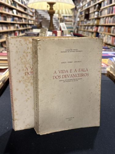 Portada do libro de A vida e a fala dos devanceiros (2 volumes)