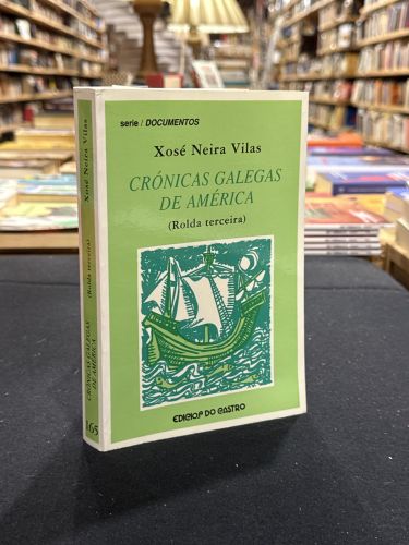 Portada do libro de Crónicas galegas de América (rolda terceira)