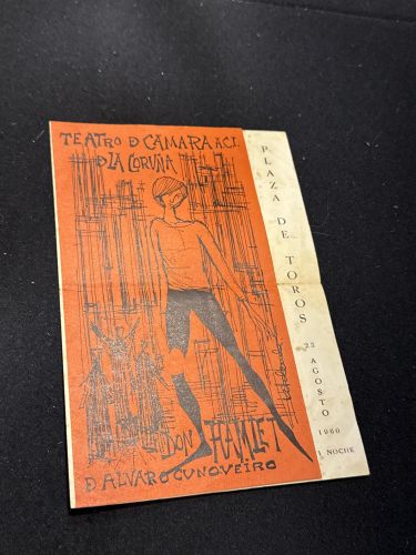 Portada do libro de Folleto teatro Don Hamlet de Alvaro Cunqueiro. A Coruña 1960