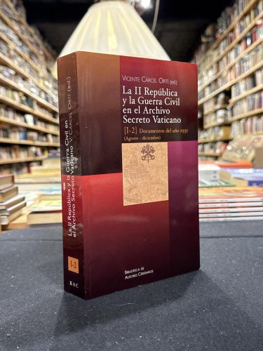 Portada do libro de La II República y la Guerra Civil en el Archivo Secreto Vaticano I-2