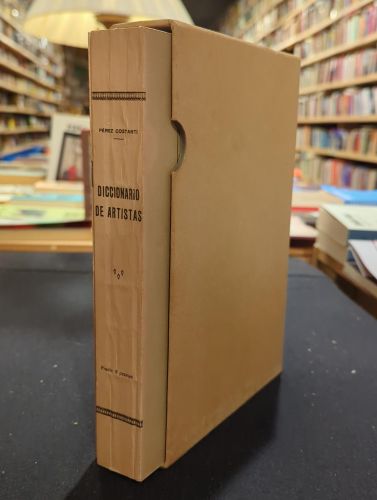 Portada do libro de Diccionario de Artistas que florecieron en Galicia durante los siglos XVI y XVII (edición facsimilar)
