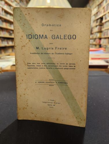 Portada do libro de Gramática do idioma galego
