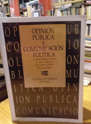 Portada del libro de Opinión pública y comunicación política